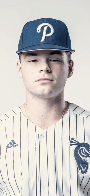 Ethan Rowland in his Saint Peter's uniform